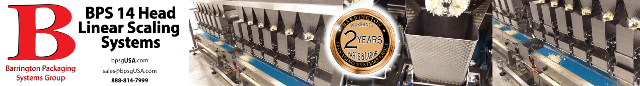 Barrington Packaging Systems Group Linear Scale Weighing Systems
