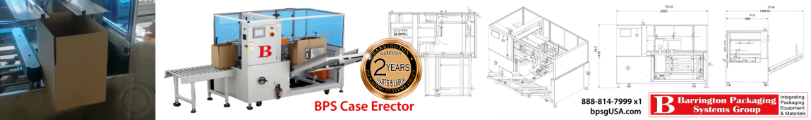 Barrington Packaging Systems Group Automated Flat Case Box Erector