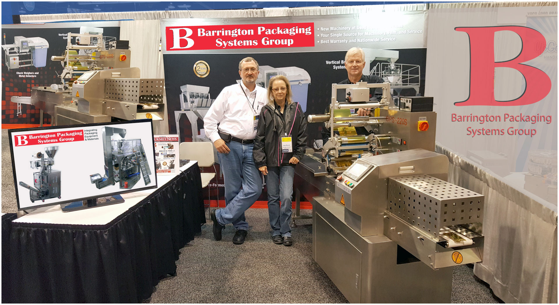 Barrington Packaging Systems Group Packaging Equipment Financing and Leasing Options 888-814-7999 Barrington Packaging offers affordable packaging equipment, high-quality packaging systems, new and used solutions for all of your packaging equipment needs