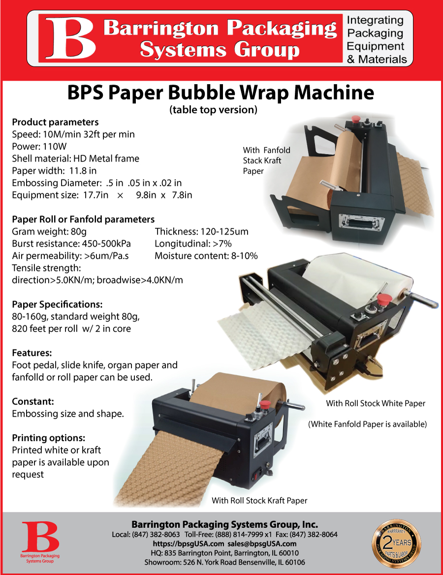 BPS Paper Cushioning